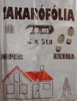 Takarófólia létrázható 4x5m 5db/csomag