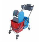 Takarítókocsi CK757 ,fémvázas,2x18l-es