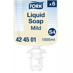 424501 Tork enyhén illatosított kézmosó folyékony szappan S4 rendszerhez 1000ml 424501 Tork enyhén illatosított kézmosó folyékony szappan S4 rendszerhez 1000ml
