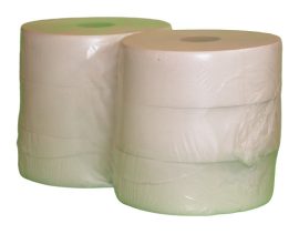Jumbo Maxi 26cm Toalettpapír, 2 rétegű, 80% Fehérített, 6 tekercs/zsugor