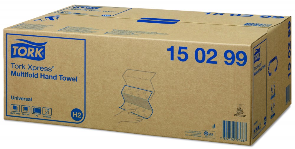 Image of 150299,Xpress hajtogatott kéztörlő,H2 rendszerhez