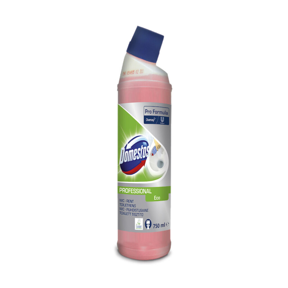 Image of Domestos Pro Formula Toilet Cleaner 0.75L - ÖKO tanúsítvánnyal ellátott toalett-tisztítószer