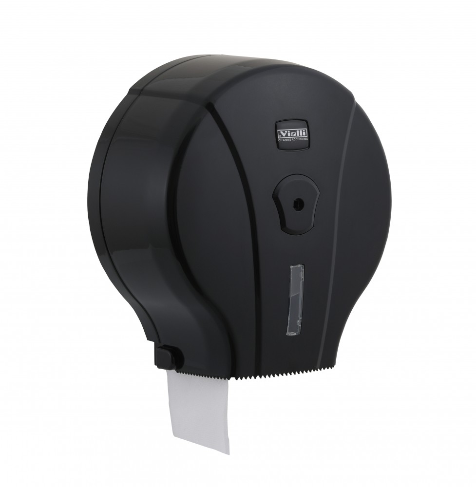 Image of VIALLI toalettpapír adagoló mini Jumbo MJ1B FEKETE