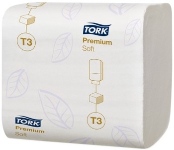 Image of 114273 Tork Premium hajtogatott toalettpapír, soft T3 Bulk rendszerhez